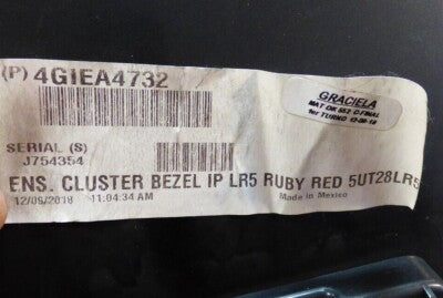 JEEP COMPASS II 2021 Kombiinstrument Rahmen Ruby Red 4GIEA4732 gebraucht - ORIGINAL – Produktansicht 5