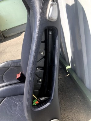 Porsche Boxster Cayman 987 997 Leder Sitze Beifahrersitz Schwarz ORIGINAL gebraucht - Fahrersitz – Produktansicht 7