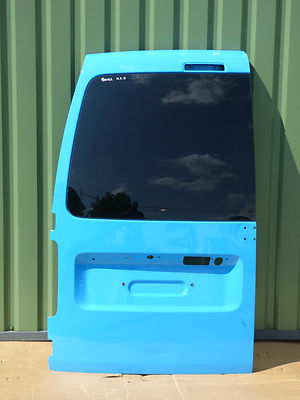 VW CADDY 2K Heckkleppe mit Scheibe Links blau 2011 – Produktansicht 1