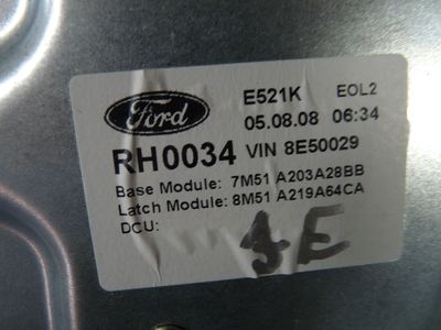 Ford Focus Style Bj.:2008 mechanisch vorne rechts 3M51-A203A28BB ORIGINAL gebraucht - Fensterheber – Produktansicht 3