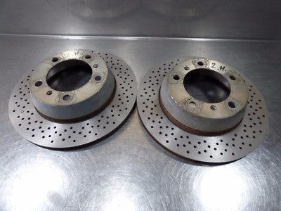 Porsche Boxster 987 3.2 S 2005 gebraucht - 2012 1 paar hinten Bremsscheiben gebraucht - Original – Produktansicht 1