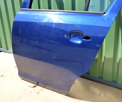 OPEL CORSA D Tür Hinten Linkstür blau ohne delle ! – Produktansicht 3