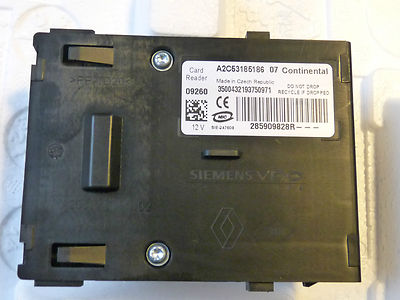 Renault Megane III Kartenzündschloss Kartenleser A2C53185186, 285909828R – Produktansicht 1