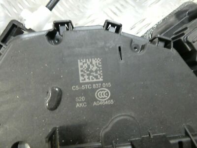 Skoda Octavia 3 5E RHD 2018 FRONT PASSENGER LEFT SIDE DOOR LOCK C6-5TC837015 – Produktansicht 3