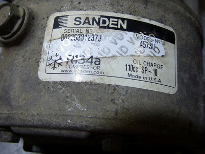 VW Crafter 2.5 SANDEN 4573U R134a BJM ORIGINAL gebraucht - Klimakompressor – Produktansicht 4