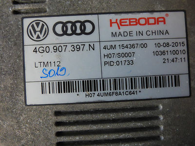 1 x Xenon Vorschaltgerät Steuergerät Original VW AUDI SEAT SKODA 4G0907397N ** – Produktansicht 3
