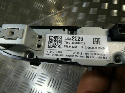 Opel Astra K 2017 Radio Schalter Audio Kontroller Schalterleiste GM42342525 – Produktansicht 2