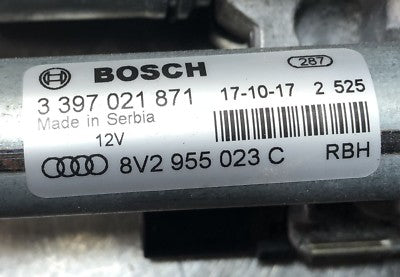 GENUINE AUDI A3 8V SALOON 2013 ORIGINAL gebraucht - 2017 FRONT WIPER MOTOR & LINKAGE P/N 8V2955023C – Produktansicht 3