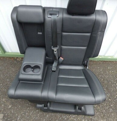 Jeep Grand Cherokee Overland WK2 Leder Sitze Hinten Links schwarz TOP ZUSTAND – Produktansicht 5