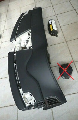 Porsche Panamera 970 Armaturenbrett Schalttafel Leder Schwarz eingebaut AIRBAG * – Produktansicht 6