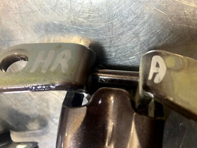 OPEL ASTRA Kombi K original Türscharniere Scharniere hinten rechts Z41S Braun – Produktansicht 5