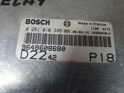 FIAT Ducato 2.3 HDI ORIGINAL gebraucht - Motorsteuergerät 9648608680 / 0281010345 – Produktansicht 2