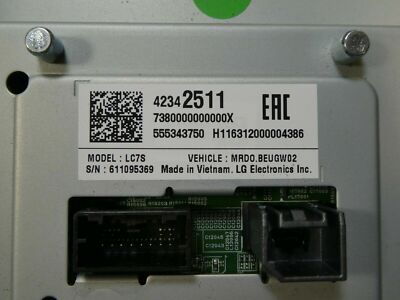 Opel Astra K 2017 Nav Navigation Display Screen Monitor GM ORIGINAL gebraucht - 42342511 – Produktansicht 5
