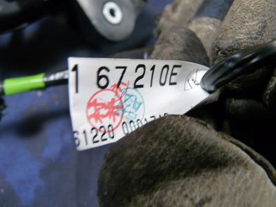 MAZDA 5 FURANO 2007 5DR Türkabelbaum hinten rechts / CC 1 67 210E ORIGINAL gebraucht - CC5167210E – Produktansicht 2
