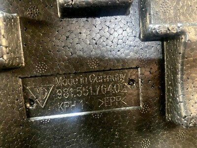 Porsche Boxster 981 Auflage Einlage Abstützung Koferraum 98155176402 – Produktansicht 3