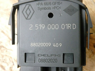 RENAULT MEGANE III 3 Schalter Leuchtweitenregulierung 88020009 409 ORIGINAL gebraucht - 251900001RD – Produktansicht 3