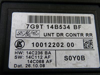 Ford Mondeo MK4 Ghia Bj.:2008 TÜRSTEUERGERÄT H.R. / 7G9T-14B534-BF ORIGINAL gebraucht - 7G9T14B534BF – Produktansicht 3