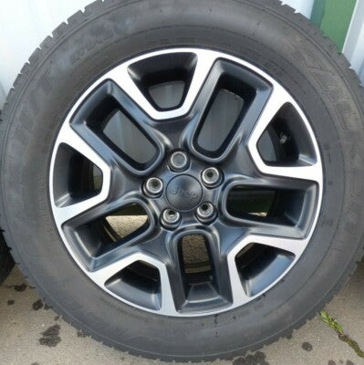 JEEP COMPASS II ORIGINAL 17" Alufelgen Alusatz mit Sommerreifen FALKEN – Produktansicht 7