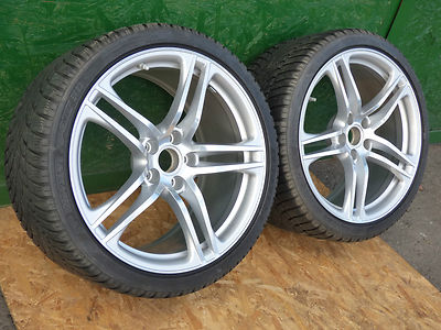 Original AUDI R8 1 paar Alufelgen hinten 19 Zoll Winterreifen Winterräder – Produktansicht 2