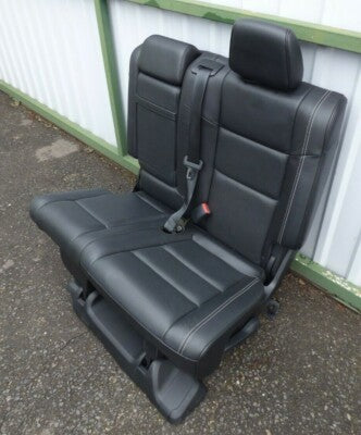 Jeep Grand Cherokee Overland WK2 Leder Sitze Hinten Links schwarz TOP ZUSTAND – Produktansicht 3