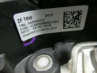 FORD FIESTA Mk7 2018 Multifunktion Leder Lenkrad Airbaglenkrad H1BB3600AR – Produktansicht 6