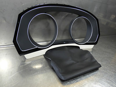 VW Passat 3G B8 Blende Tacko Kombiinstrument 3G1858366A hochglanz schwarz – Produktansicht 2
