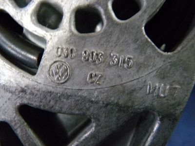 VW PASSAT 3C 2.0 TDI BKP 03G903315 / 03G 903 315 ORIGINAL gebraucht - Spannrolle – Produktansicht 3