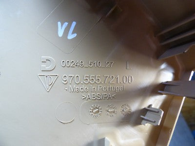 Porsche PANAMERA 970 MK1 Original Abdeckung vorne links 97055572100 Beige – Produktansicht 3