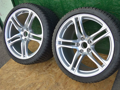 Original AUDI R8 1 paar Alufelgen hinten 19 Zoll Winterreifen Winterräder – Produktansicht 3
