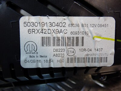 JEEP COMPASS II 2021 Diesel Kombiinstrument Tacho Speedometer ORIGINAL gebraucht - 503019130402 – Produktansicht 6