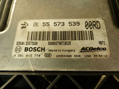 Opel Insignia 2.0 CDTI Motorsteuergerät ECU mit Security Code ORIGINAL gebraucht - 55573539 – Produktansicht 2
