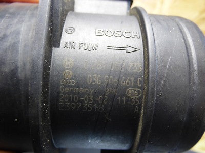 Luftmengenmesser 03G906461C BOSCH VW Audi Seat Skoda 2.0 TDI ORIGINAL gebraucht - Luftmassenmesser – Produktansicht 2