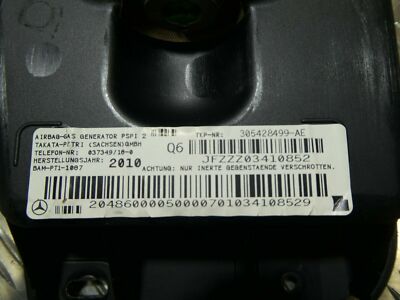 Mercedes W204 C-Klasse Dashboard Safety Module A2048600005 Armaturenbrett Modul – Produktansicht 3