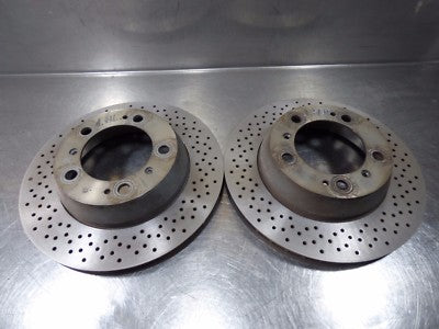 Original Porsche Boxster 987 3.2 S 2005 gebraucht - 2012 1 paar hinten Bremsscheiben – Produktansicht 1