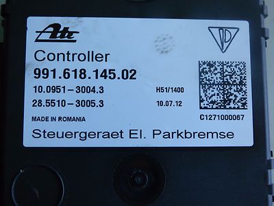 Porsche Boxster 981 Steuergerät elektrik Parkbremse ab 2012 ORIGINAL gebraucht - 99161814502 – Produktansicht 4