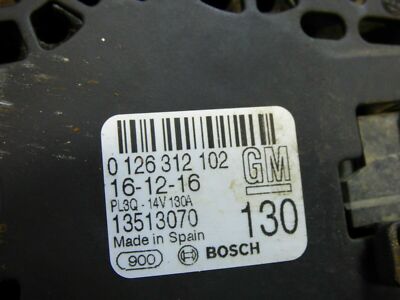Opel Astra K 1.4 TURBO Insignia B Mokka Lichtmaschine 130 A LIMA GM ORIGINAL gebraucht - 13513070 – Produktansicht 4