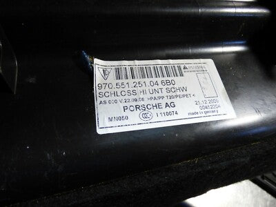 Porsche Panamera 970 Hinter Kofferraum Schlossabdeckung 97055125104 97055165100 – Produktansicht 5