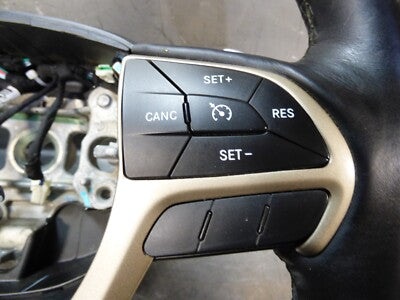Jeep Grand Cherokee IV WK2 Multifunktion Lederlenkrad Lenkrad beheizt schwarz . – Produktansicht 5