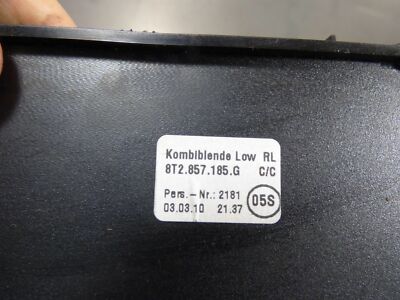 AUDI A5 8T DISPLAY SCREEN SURROUND TRIM 8T2857185G OEM RHD ORIGINAL gebraucht - DASHBOARD – Produktansicht 3
