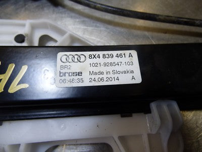 Audi A1 8X Fensterheber hinten Links 8X4839461A Left Rear Door Winder – Produktansicht 2
