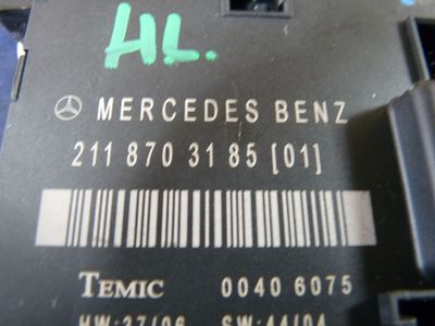 Mercedes E280 SE CDI Bj:2009 Türsteuergerät hinten links 2118703185 – Produktansicht 3