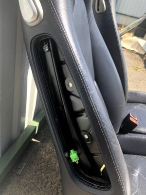 Porsche Boxster Cayman 987 997 Leder Sitze Beifahrersitz Schwarz ORIGINAL gebraucht - Fahrersitz – Produktansicht 8