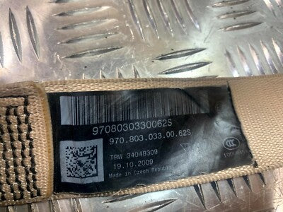 Porsche Panamera 970 Sicherheitsgurt Vorne Links 9708030330062S Luxor Beige – Produktansicht 3