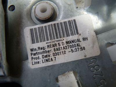 Ford Fiesta 1.25 ZETEC Fensterheber hinten rechts 8A61A27000AL – Produktansicht 3