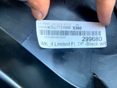 Orig Jeep Grand Cherokee IV WK2 Türverkleidung vorne links 5LL771X9AB schwarz – Produktansicht 7