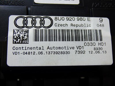 GENUINE AUDI Q3 2.0 TDI 2011 ORIGINAL gebraucht - 2017 Instrument Cluster Speedometer 8U0920980E – Produktansicht 5
