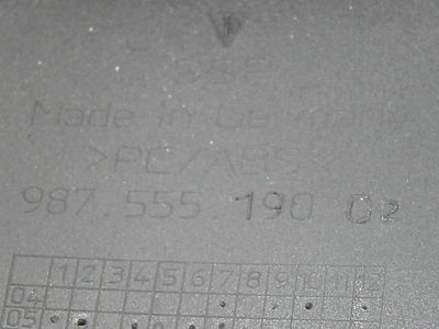 Porsche Cayman 987 Kofferraumverkleidung 987.555.190.02 schwarz ORIGINAL gebraucht - 98755519002 – Produktansicht 3