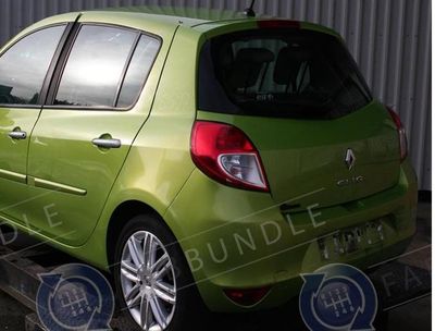 Renault Clio III 3 2008 gebraucht - 2012 original PDC Stoßstange hinten ohne Anbauteile – Produktansicht 11
