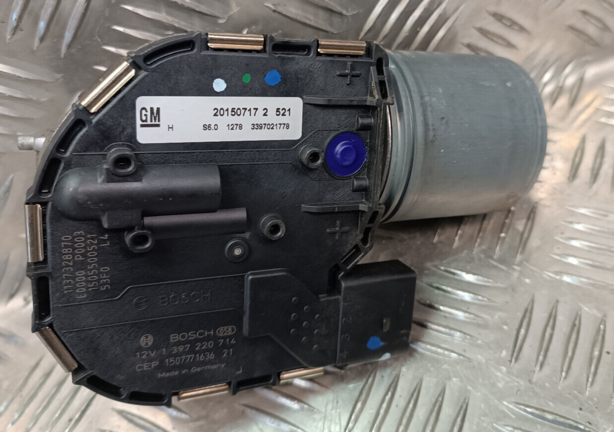 OPEL ASTRA K 1.4 Turbo Wischermotor GM 3397021778 ORIGINAL gebraucht - 20150717 – Produktansicht 2
