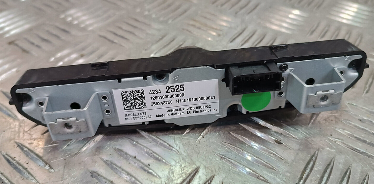 OPEL ASTRA K 1.4 Turbo Radio Schalter Audio Kontrolle GM 506000957 ORIGINAL gebraucht - 42342525 – Produktansicht 2